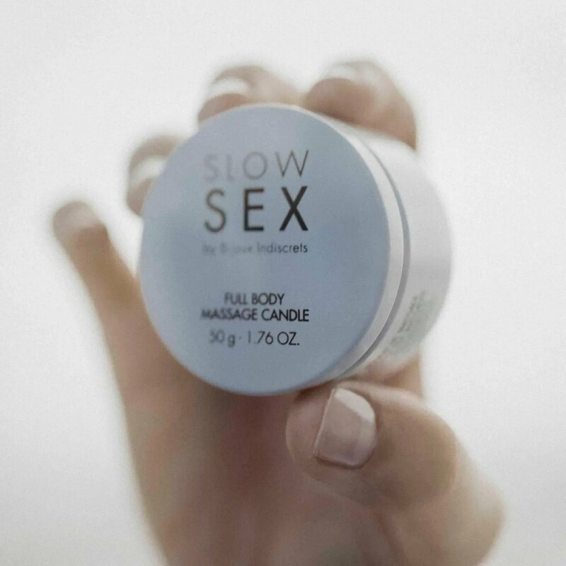 Масажна свічка Bijoux Indiscrets Slow Sex, 50 мл, з ароматом - Зображення 6