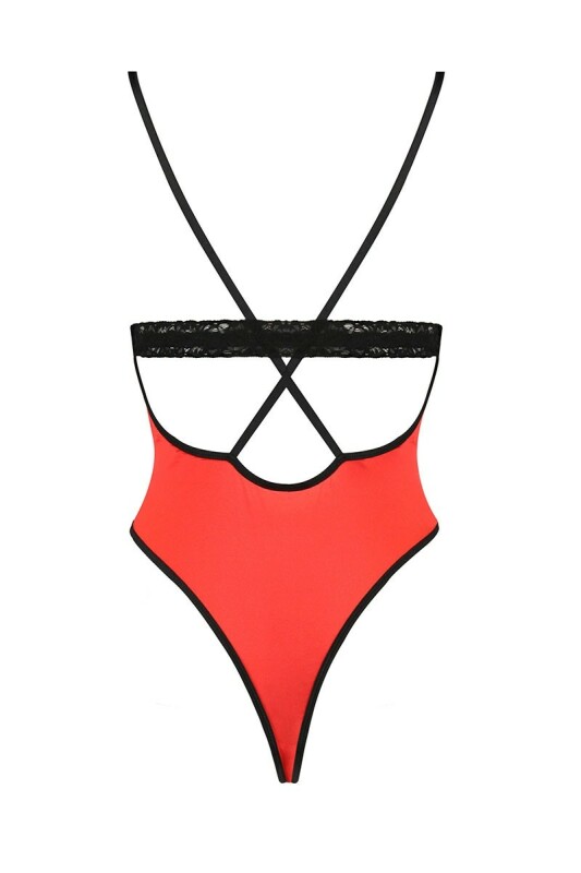 Боді Passion FEMMINA BODY, червоне, S/M - Изображение 3