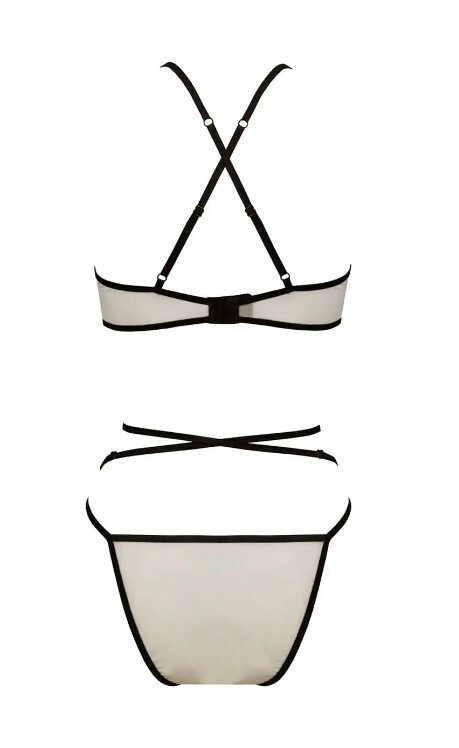 Комплект Passion Chika, бежевий, S/M - Зображення 3
