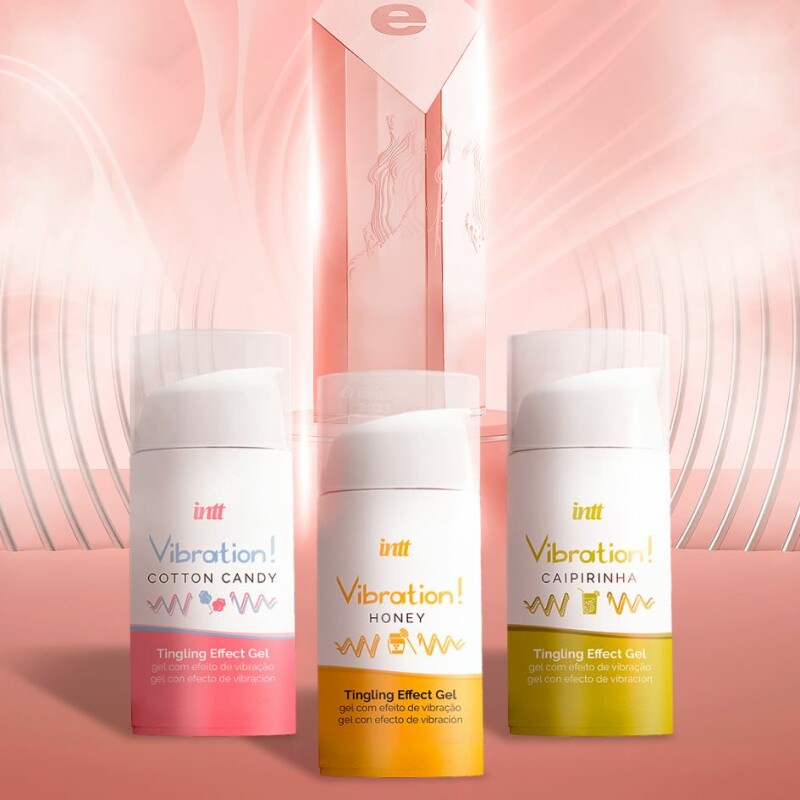 Рідкий вібратор New Intt Vibration Honey зі смаком меду, 15 мл