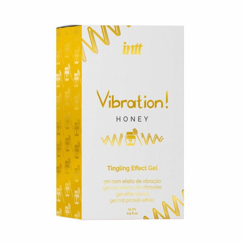 Рідкий вібратор New Intt Vibration Honey зі смаком меду, 15 мл - Зображення 4