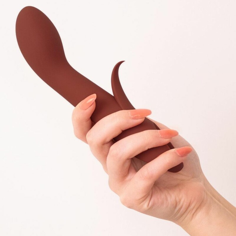 Вібратор Dream Toys Nude Sierra для точки G коричневий, 20.1 х 3.8 см - Изображение 3