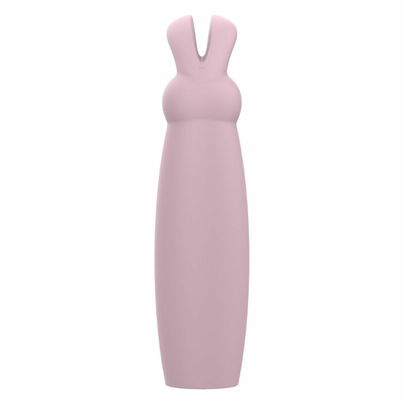Міні-вібратор у вигляді кролика Dream Toys Nude Hazel Rabbit Massager рожевий, 14.3 см х 3.5 см - Зображення 3