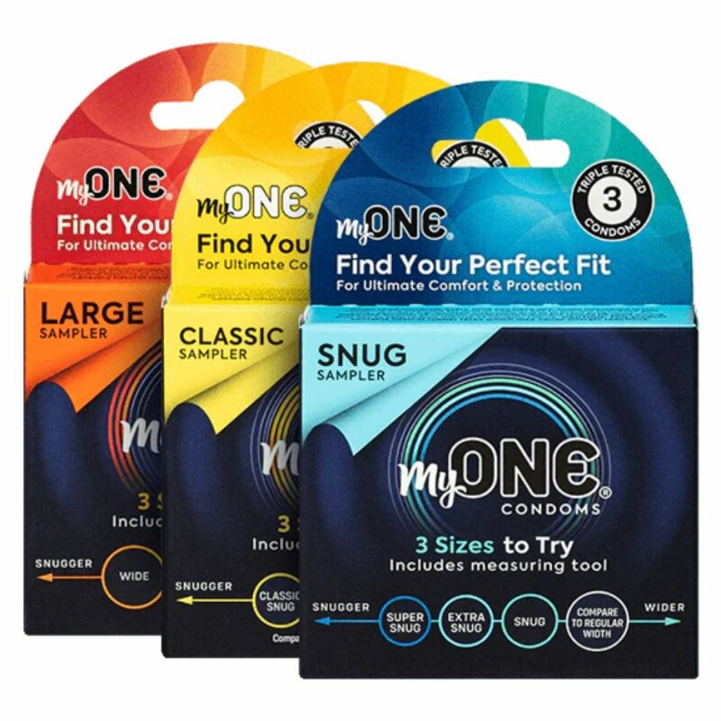 Презервативи різних розмірів MyONE Large Sampler в упаковці, 3 шт - Зображення 1