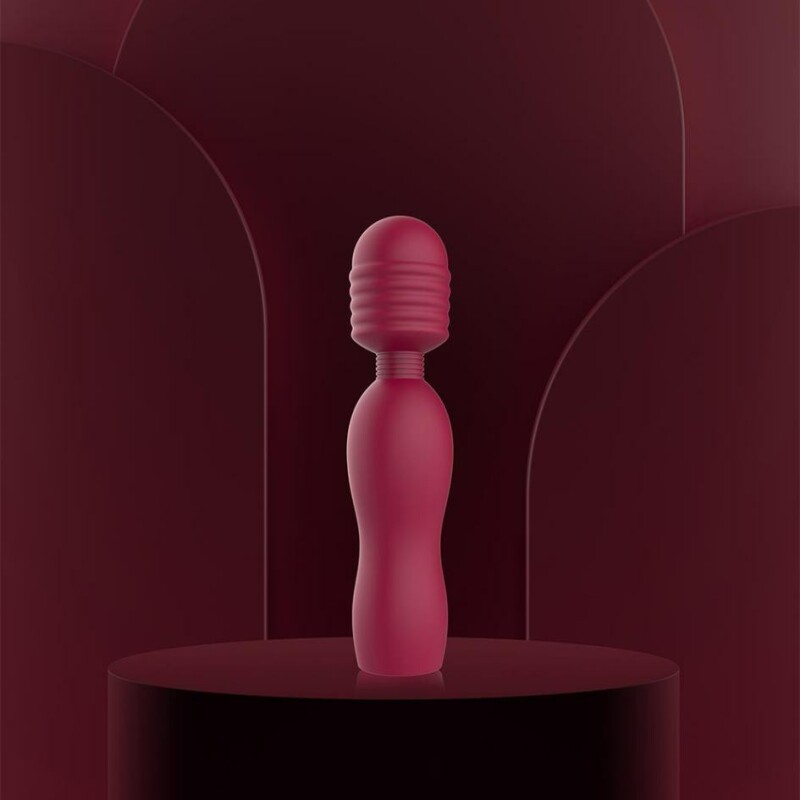 Вібратор мікрофон Dream Toys Glam Travel Wand червоний, 14.5 см х 3.3 см - Изображение 2