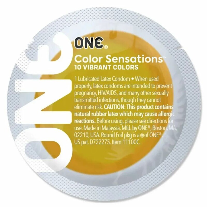 Презервативи латексні One Color Sensations різнокольорові, 100 шт - Зображення 4