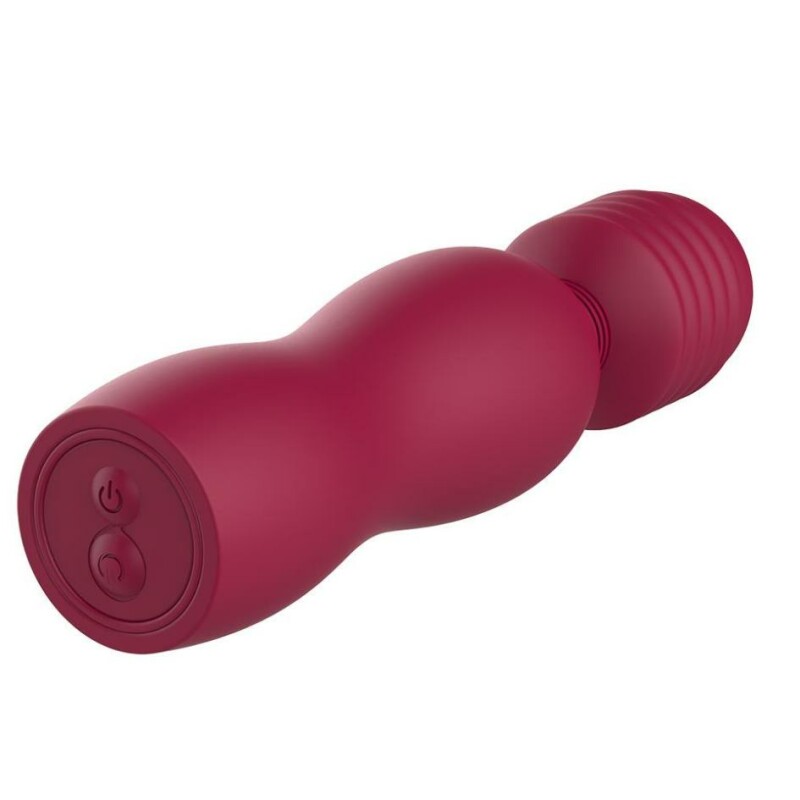 Вібратор мікрофон Dream Toys Glam Travel Wand червоний, 14.5 см х 3.3 см - Изображение 4