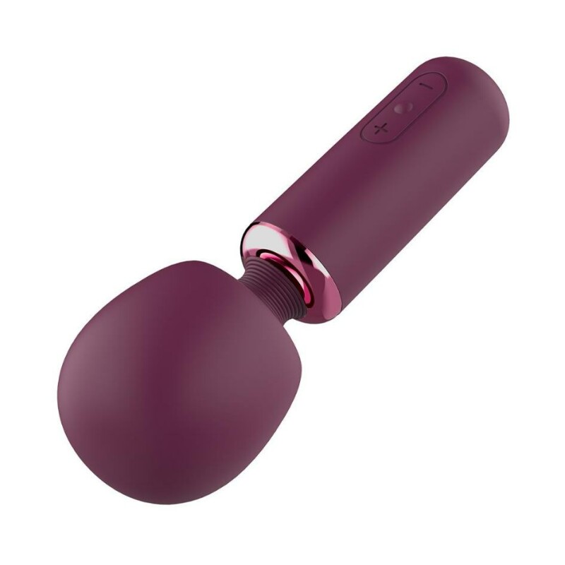 Вібратор мікрофон Dream Toys Glam Bold Travel Wand фіолетовий, 18 см х 6.6 см - Зображення 4
