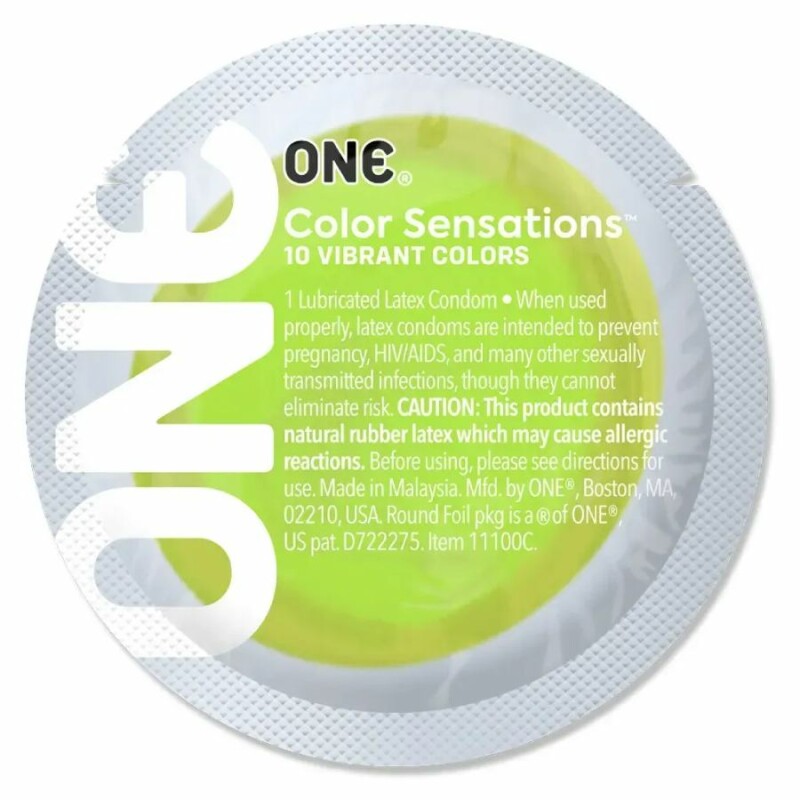 Презервативи латексні One Color Sensations різнокольорові, 100 шт - Зображення 5