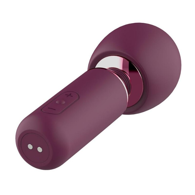 Вібратор мікрофон Dream Toys Glam Bold Travel Wand фіолетовий, 18 см х 6.6 см - Зображення 5
