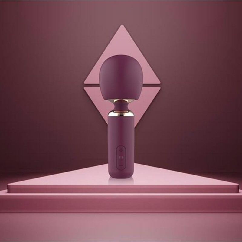 Вібратор мікрофон Dream Toys Glam Bold Travel Wand фіолетовий, 18 см х 6.6 см - Зображення 6