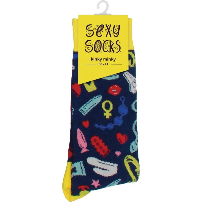 Шкарпетки Shots Sexy Socks Kinky Minxy, різнокольорові, 36-41 - Зображення 1