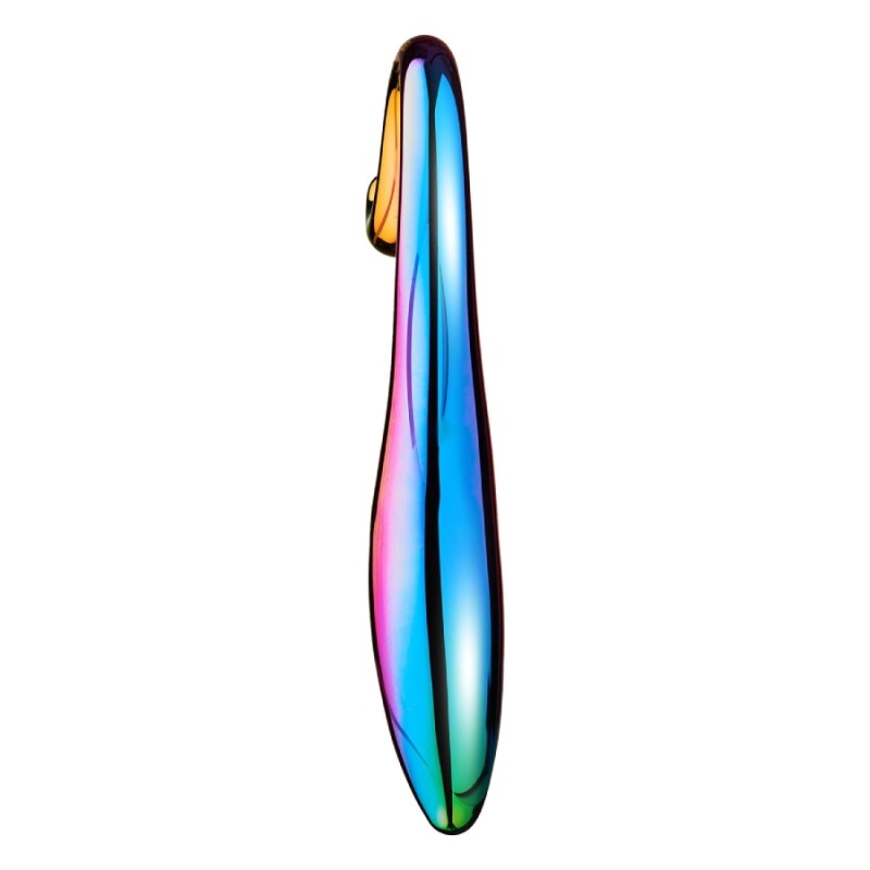 Фалоімітатор Dream Toys Glamour Glass різнокольоровий, 18 х 3 см - Зображення 7