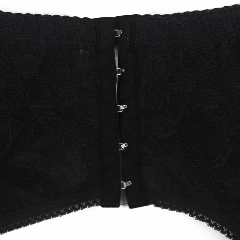 Пояс для панчіх з трусиками Star Night Garter and Panty, XS-S, чорний - Зображення 3
