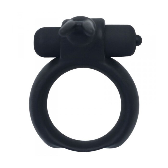 Ерекційне віброкільце Toyz4Lovers чорне, 6 х 4 см - Зображення 2