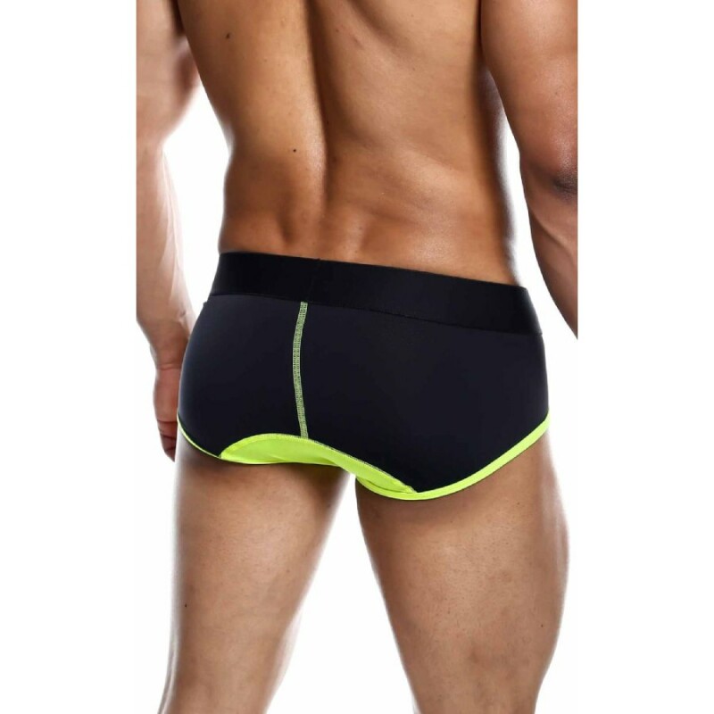Труси чоловічі Male Basics Neon чорно-зелені, M - Зображення 1