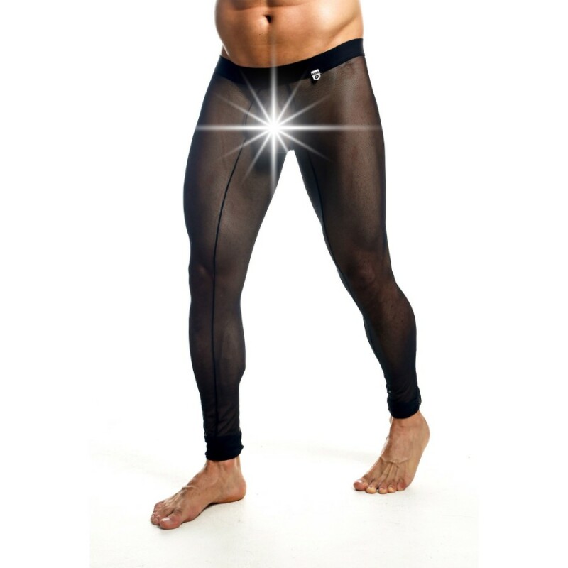 Легінси чоловічі Mob Eroticwear напівпрозорі, чорні, S