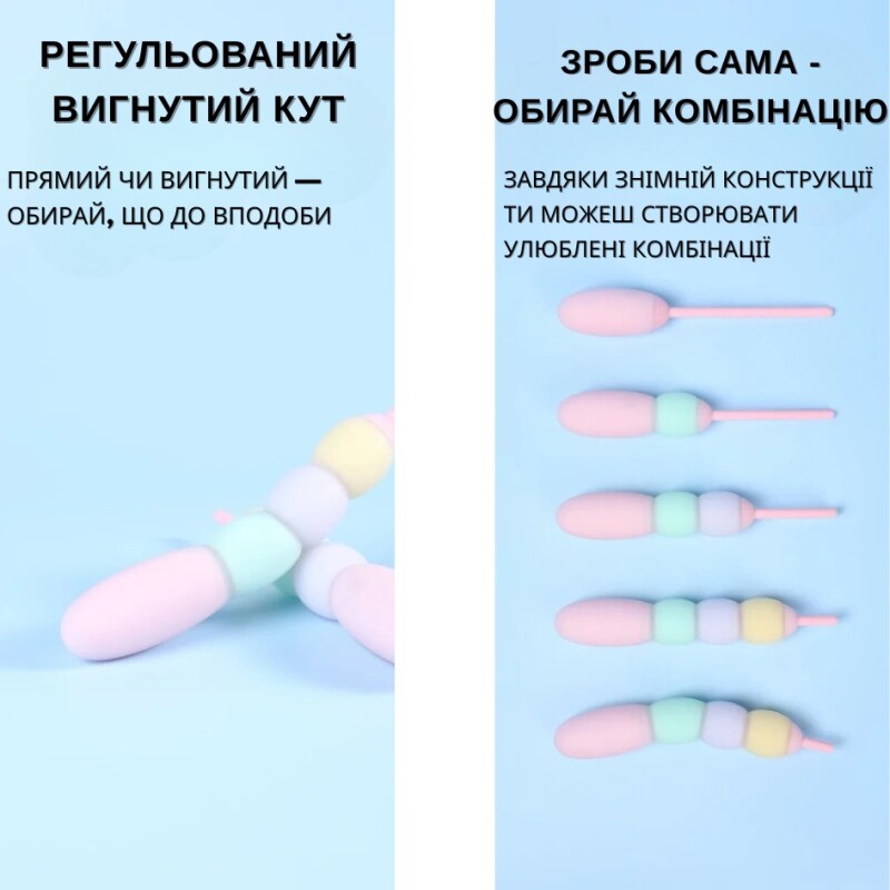 Вібратор трансформер BeYourLover Magic Candy з віброяйця у вібратор, 18 см х 3.5 см - Зображення 2