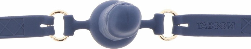 Кляп у вигляді пеніса Taboom Silicone Supreme, силіконовий, синій, 3.5 см - Изображение 3