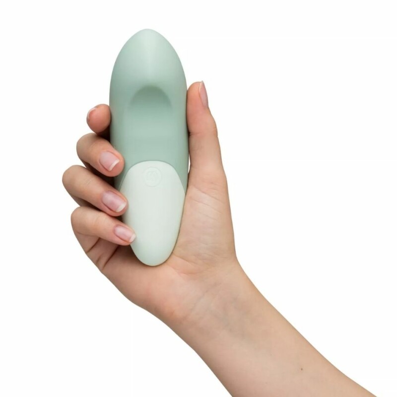 Вібратор безшумний Womanizer Vibe Sage для клітора, зелений, 14.5 см х 4.3 см - Зображення 5