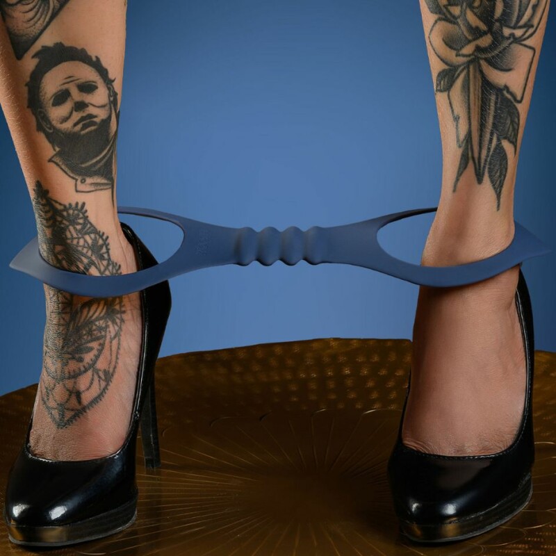 Поножі силіконові Taboom Silicone Supreme Ankle Cuffs без застібок, сині, 32 x 10.5 см - Зображення 1
