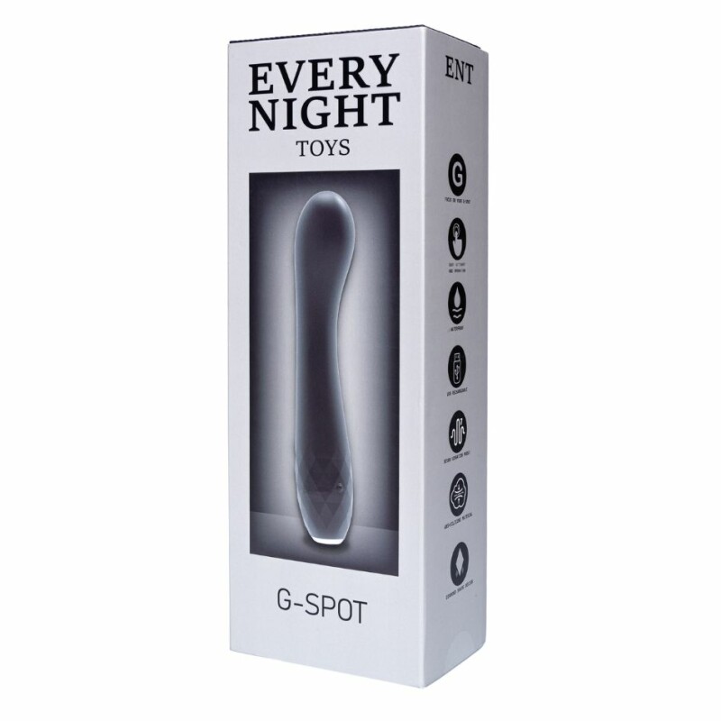 Вібратор з підсвіткою Every Night Toys для точки G, чорний - Зображення 1