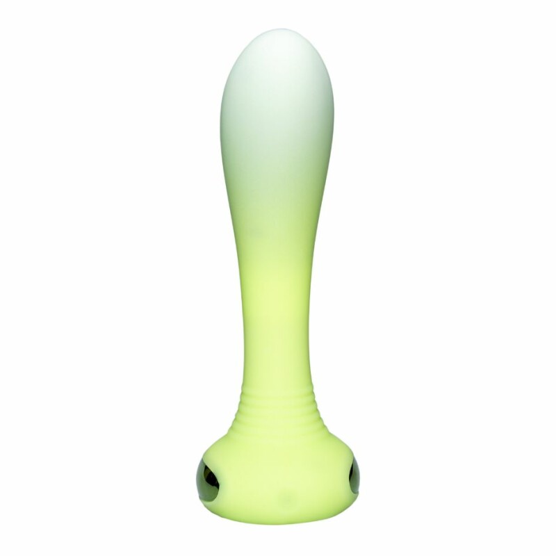 Універсальний вібратор з підсвіткою Every Night Toys для точки G або P, зелений, 14.2 х 3.3 см - Зображення 3