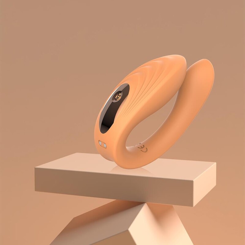 Вібратор для пар Dreamtoys Glam з дистанційним керуванням, оранжевий, 10 х 2.5 см - Зображення 7