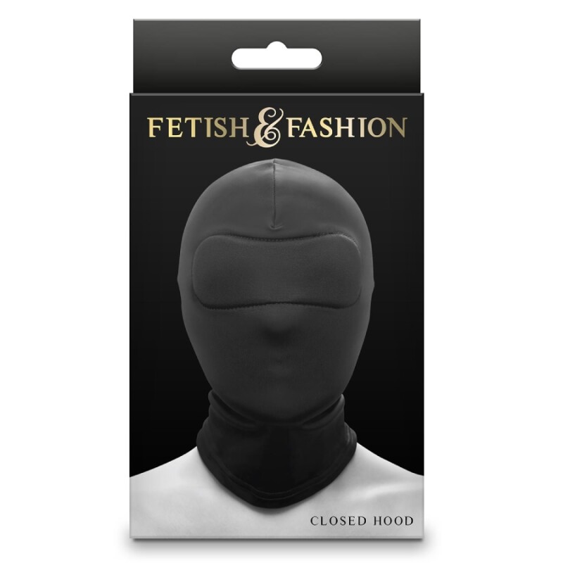 Маска на всю голову NS Novelties Fetish &amp; Fashion’s Closed Hood, чорна, One Size - Изображение 1