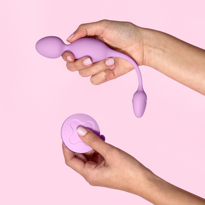 Вагінальні кульки з вібрацією Blush Wellness Raine з пультом, рожеві, 22.9 х 3.8 см - Зображення 5