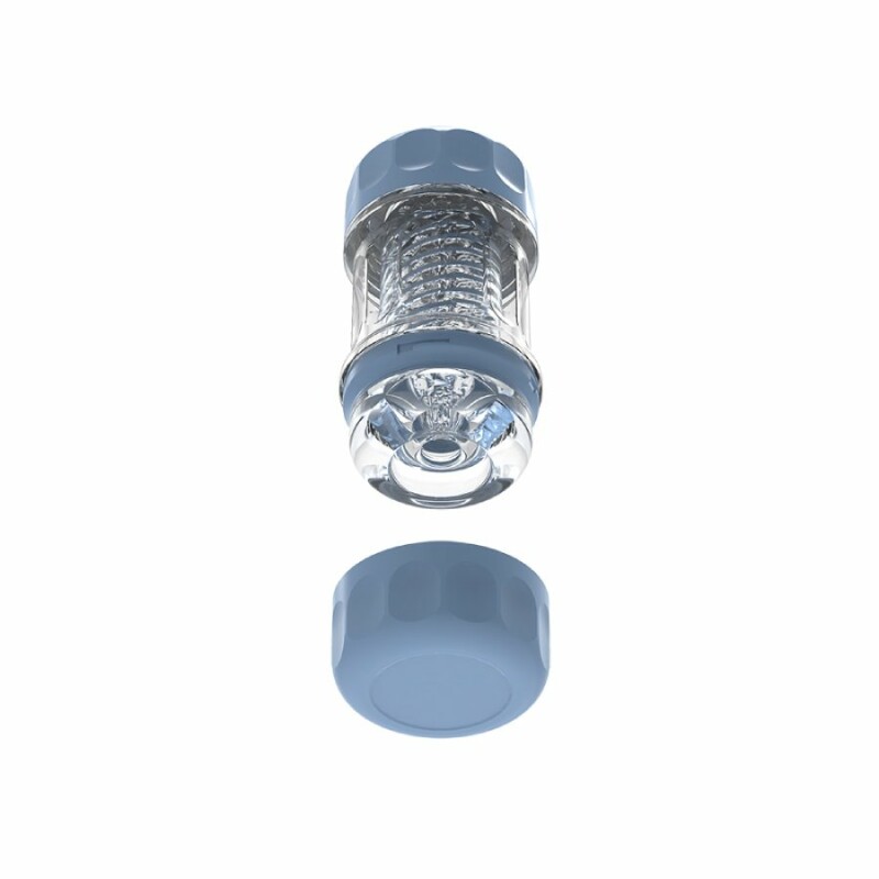 Мастурбатор Chisa Spiral Cup Strong Edition Nubble блакитний, 15.5 х 8 см - Изображение 3