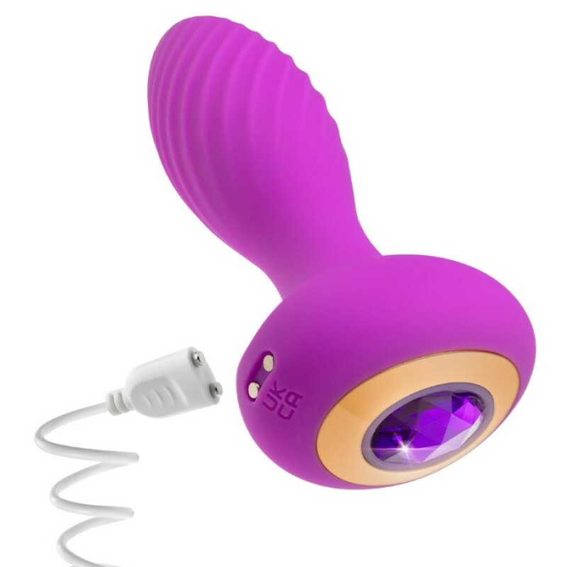 Анальний вібратор Blush Charm Amethyst фіолетовий, 11.4 х 3.2 см - Зображення 4