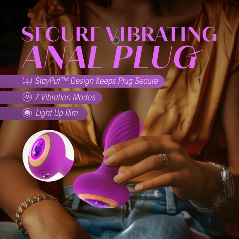 Анальний вібратор Blush Charm Amethyst фіолетовий, 11.4 х 3.2 см - Зображення 7