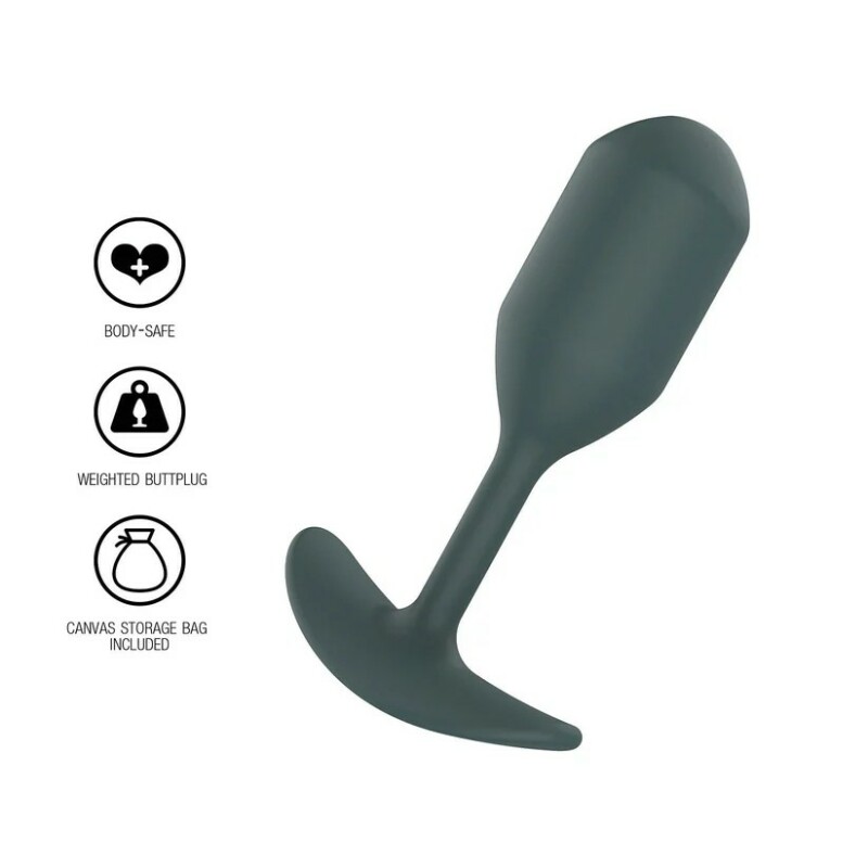 Анальна пробка Toy Joy The Player Weighted обтяжений, чорний, 11 х 3 см - Зображення 4