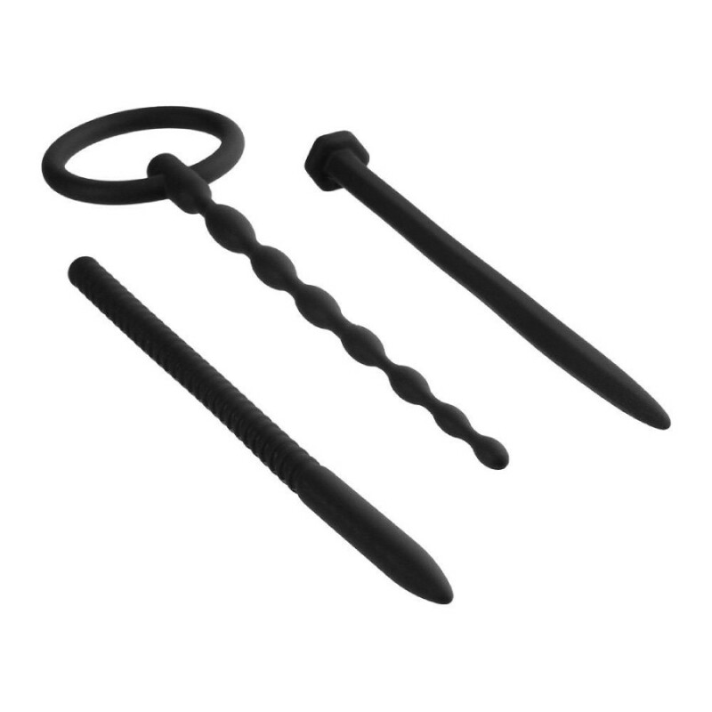 Набір уретральних катетерів NMC Knot Knot чорний, 3 шт - Зображення 3