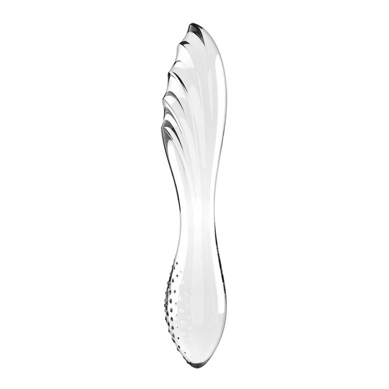 Фалоімітатор скляний Dazzling Crystal 1 термореактивний, прозорий, 18.2 х 3.6 см - Зображення 2
