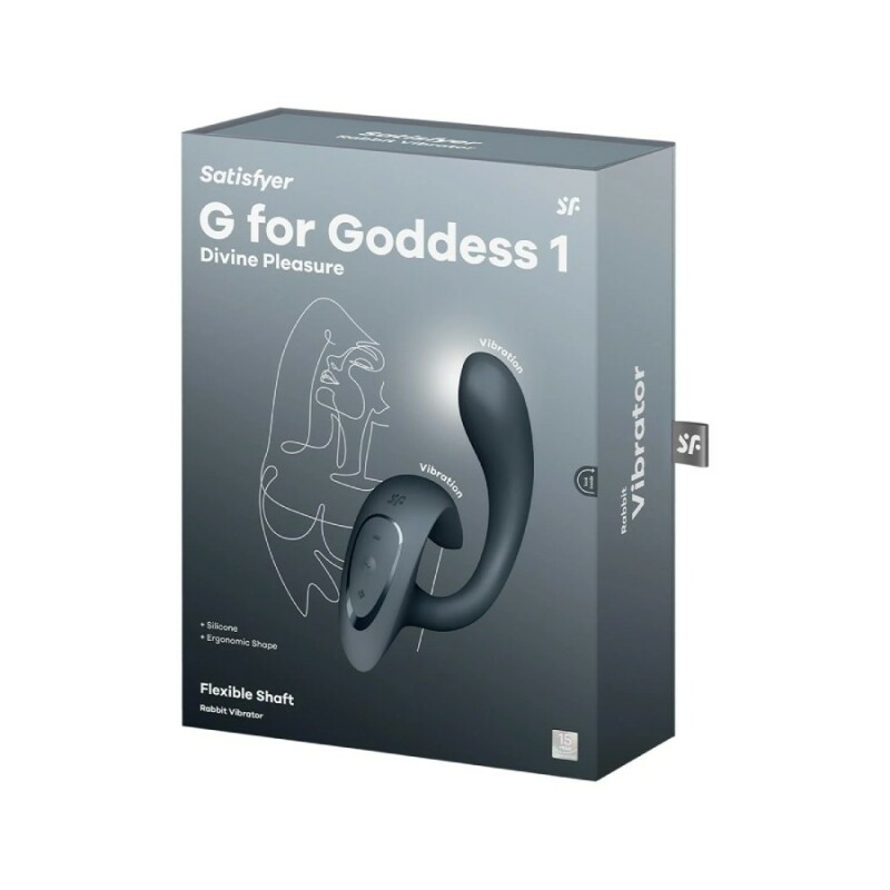Вібратор G for Goddess 1 для точки G та клітора Satisfyer, сірий, 18.5 х 4 см - Зображення 1