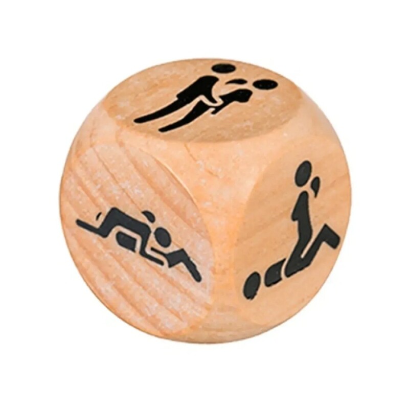 Ігровий кубик Alive Get Lucky Dice із шістьма позиціями Камасутри, дерев'яний, 1 шт - Зображення 1
