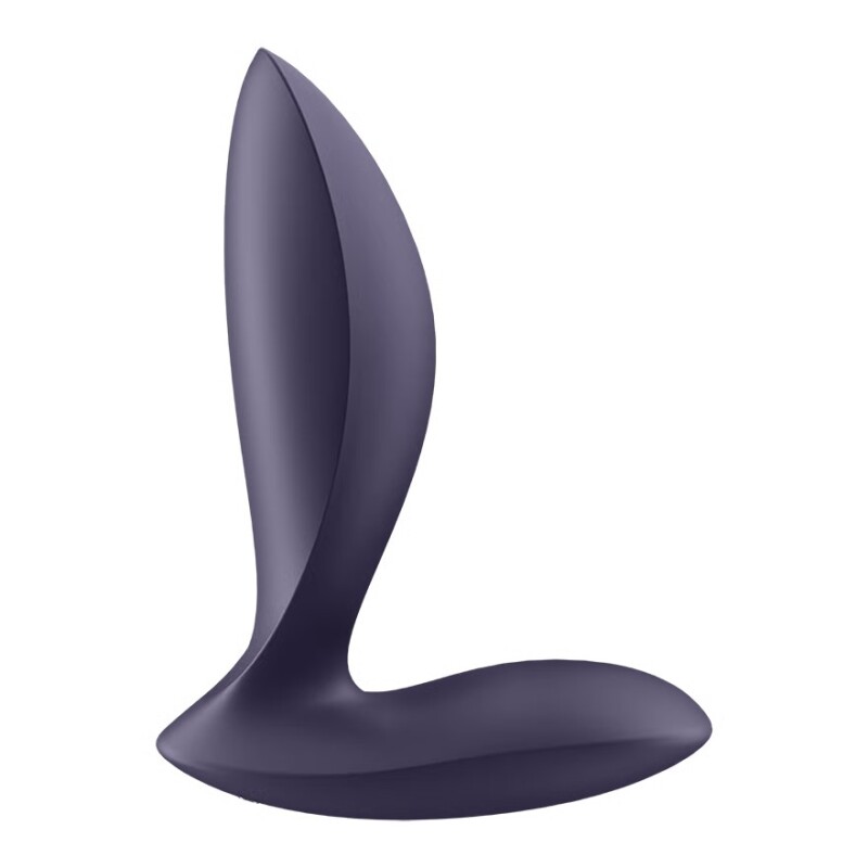 Анальний вібратор Satisfyer Power Plug з додатком, фіолетовий, 11.3 х 5 см - Зображення 2