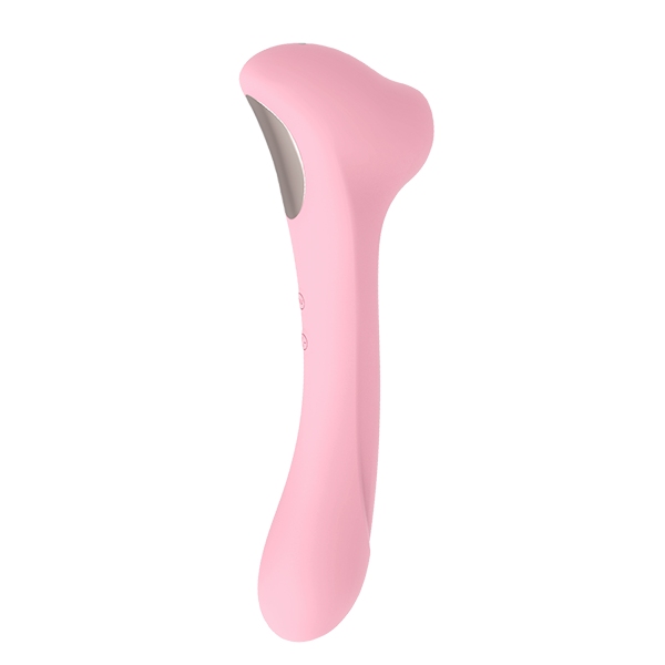 Вакуумний стимулятор Femintimate Daisy Massager з вібрацією, рожевий, 20.2 х 4.2 см - Изображение 3