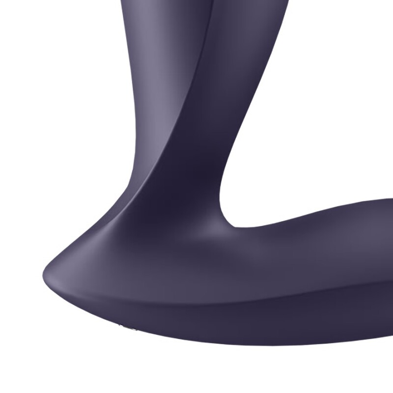 Анальний вібратор Satisfyer Power Plug з додатком, фіолетовий, 11.3 х 5 см - Зображення 3