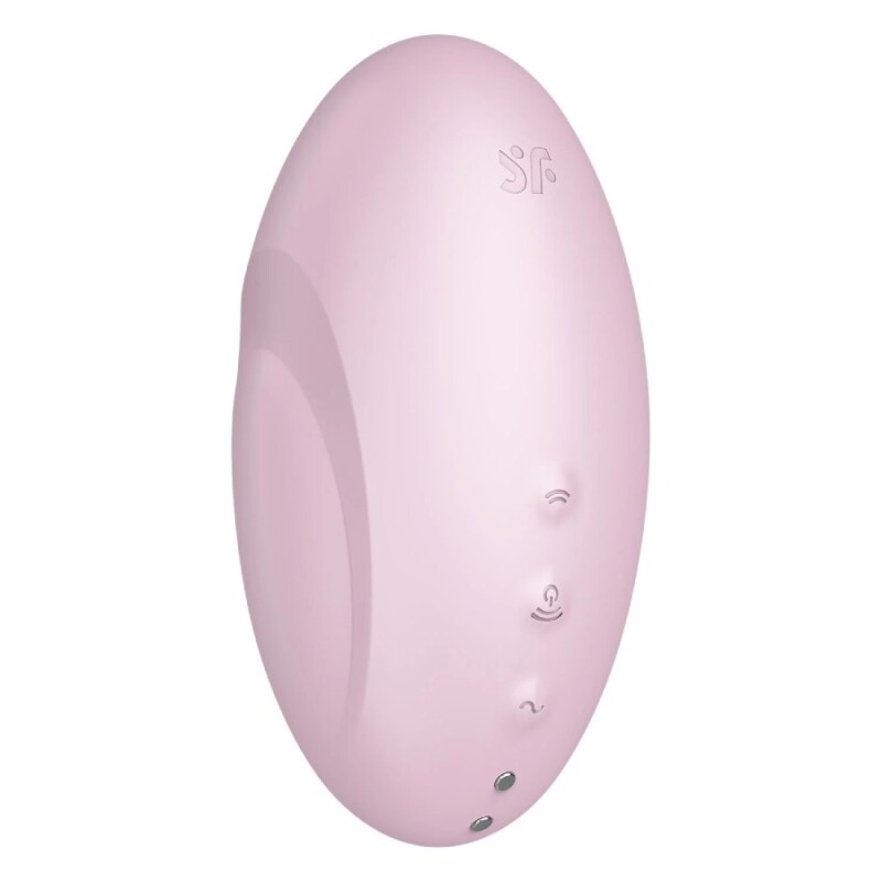 Вакуумний стимулятор клітора Satisfyer Vulva Lover 3 з вібрацією, рожевий, 11 х 6 см - Зображення 5