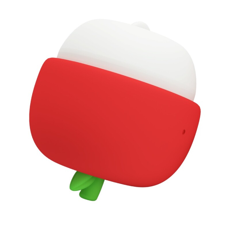 Кліторальний стимулятор Pretty Love Apple Secret з ефектом лизання, біло-червоний, 5.9 х 5.9 см - Зображення 6