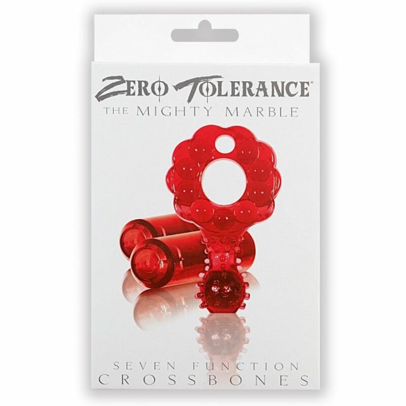 Ерекційне віброкільце Evolved Zero Tolerance з двома віброкулями, червоне, 8 х 4.7 см - Зображення 1