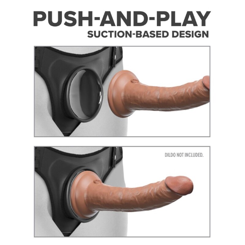 Трусики для страпона Pipedream Body Dock з підтяжками, чорні - Зображення 3