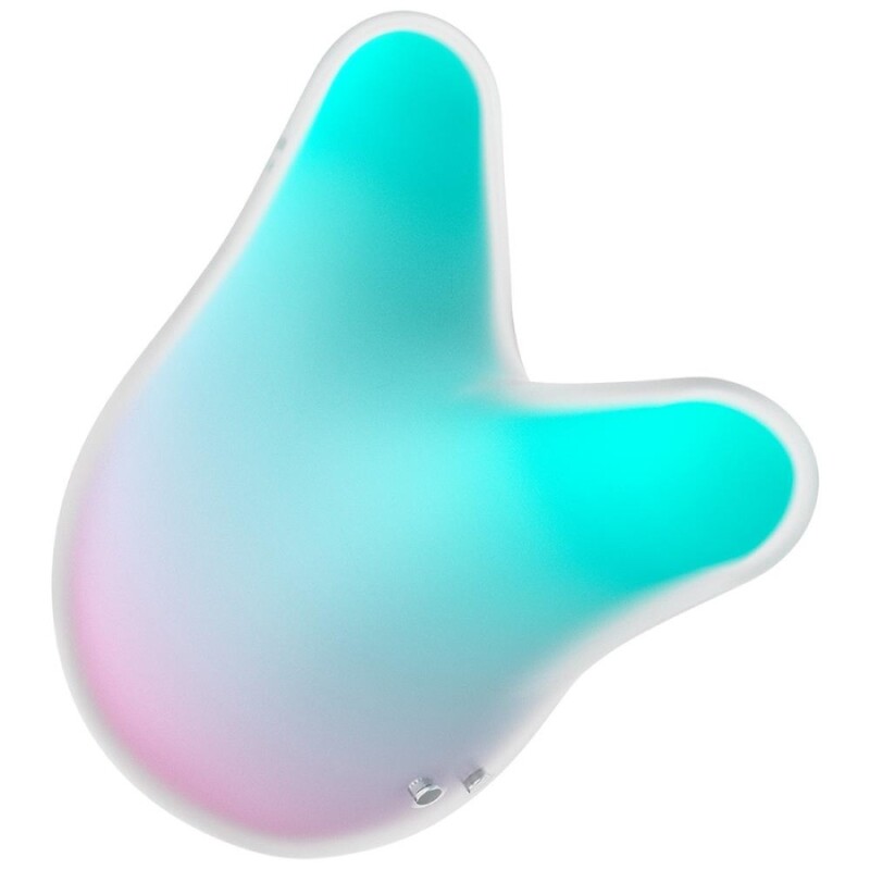 Вакуумний стимулятор Satisfyer Mermaid Vibes з вібрацією, рожево-зелений, 9.5 х 1.5 см - Зображення 4