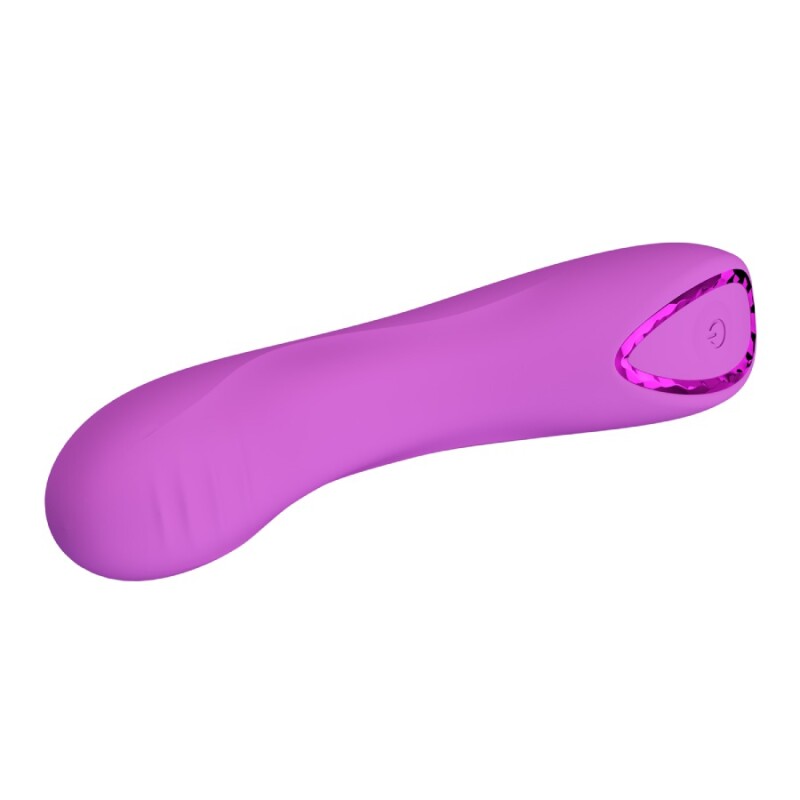 Вібратор для точки G Pretty Love з LED кільцем, фіолетовий, 12.7 х 2.7 см - Зображення 5