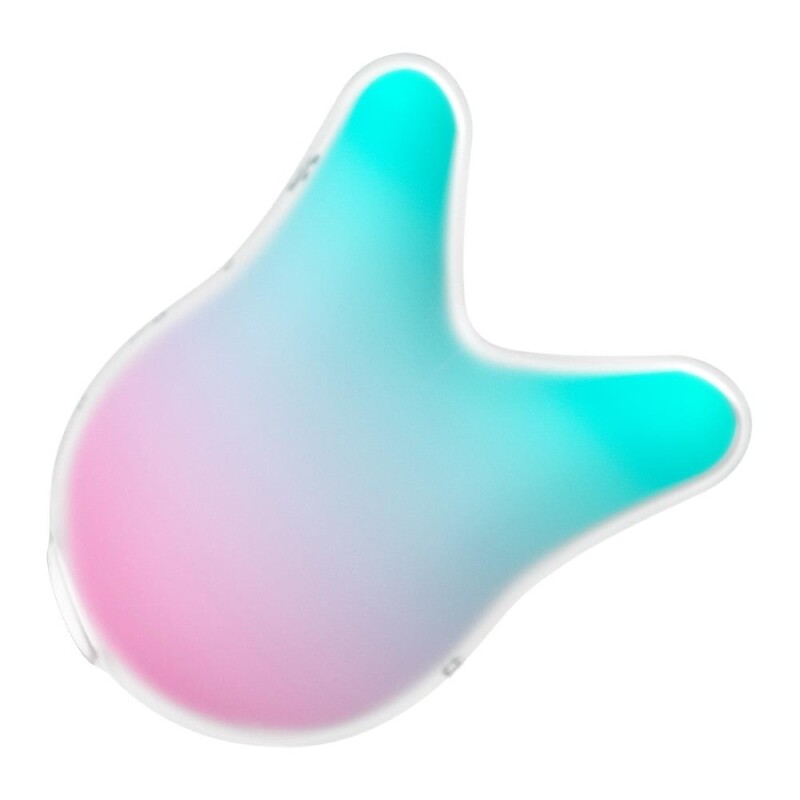 Вакуумний стимулятор Satisfyer Mermaid Vibes з вібрацією, рожево-зелений, 9.5 х 1.5 см - Зображення 5