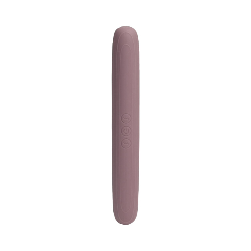 Вібратор двосторонній Sweet Em Dual Vibe силіконовий, кораловий, 22 х 3 см - Изображение 1