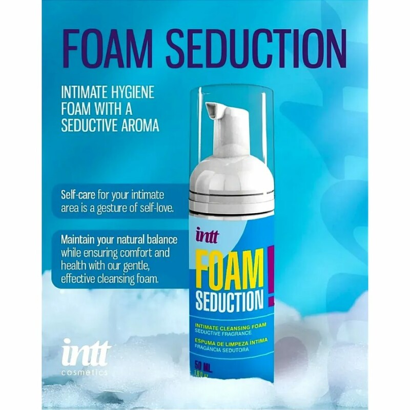 Пінка для інтимної гігієни Intt Foam Seduction ароматна, очищуюча, 50 мл - Зображення 1